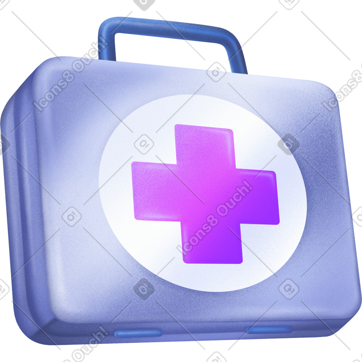 Medical first aid case illustration in Smart style download in PNG, SVG