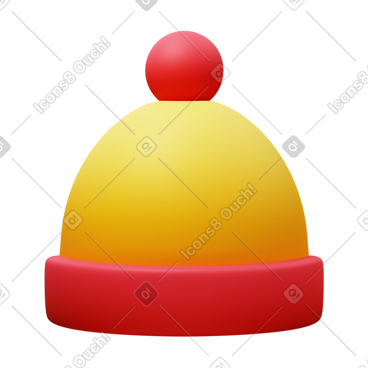 Ilustração de Beanie em no estilo 3D Fluency para baixar em PNG, SVG