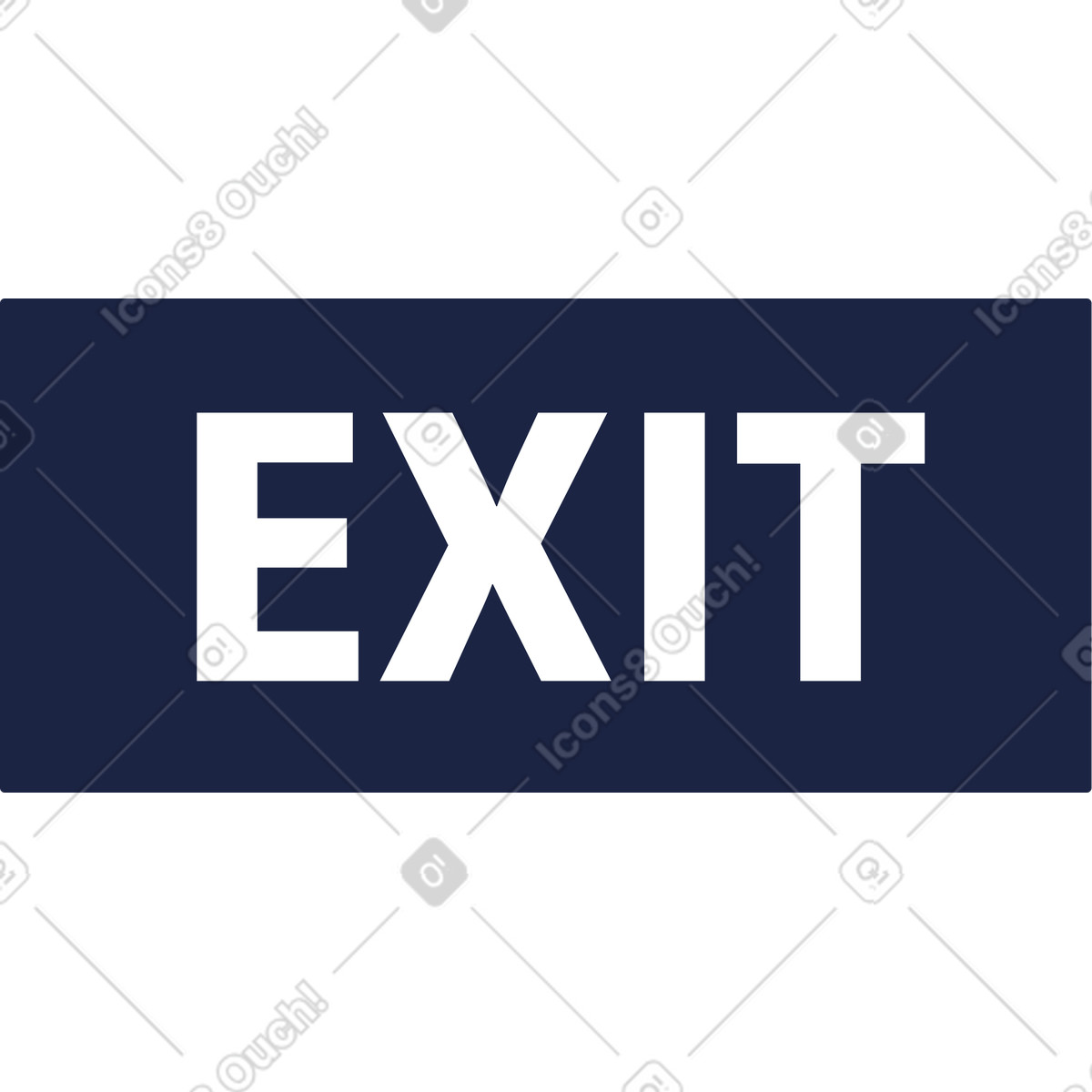 Ilustração de Placa em no estilo Urban Line para baixar em PNG, SVG
