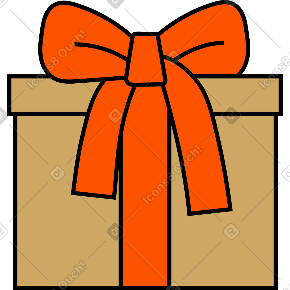 Ilustração de Presente em no estilo Kindy para baixar em PNG, SVG