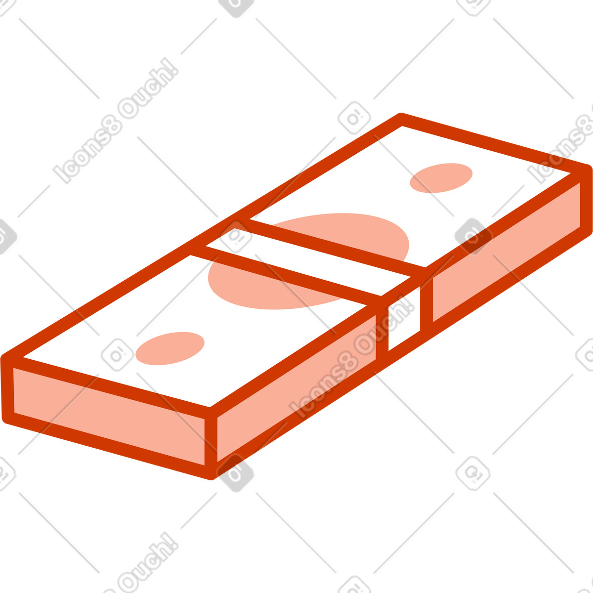 Ilustração de Pilha notas em no estilo Natty para baixar em PNG, SVG