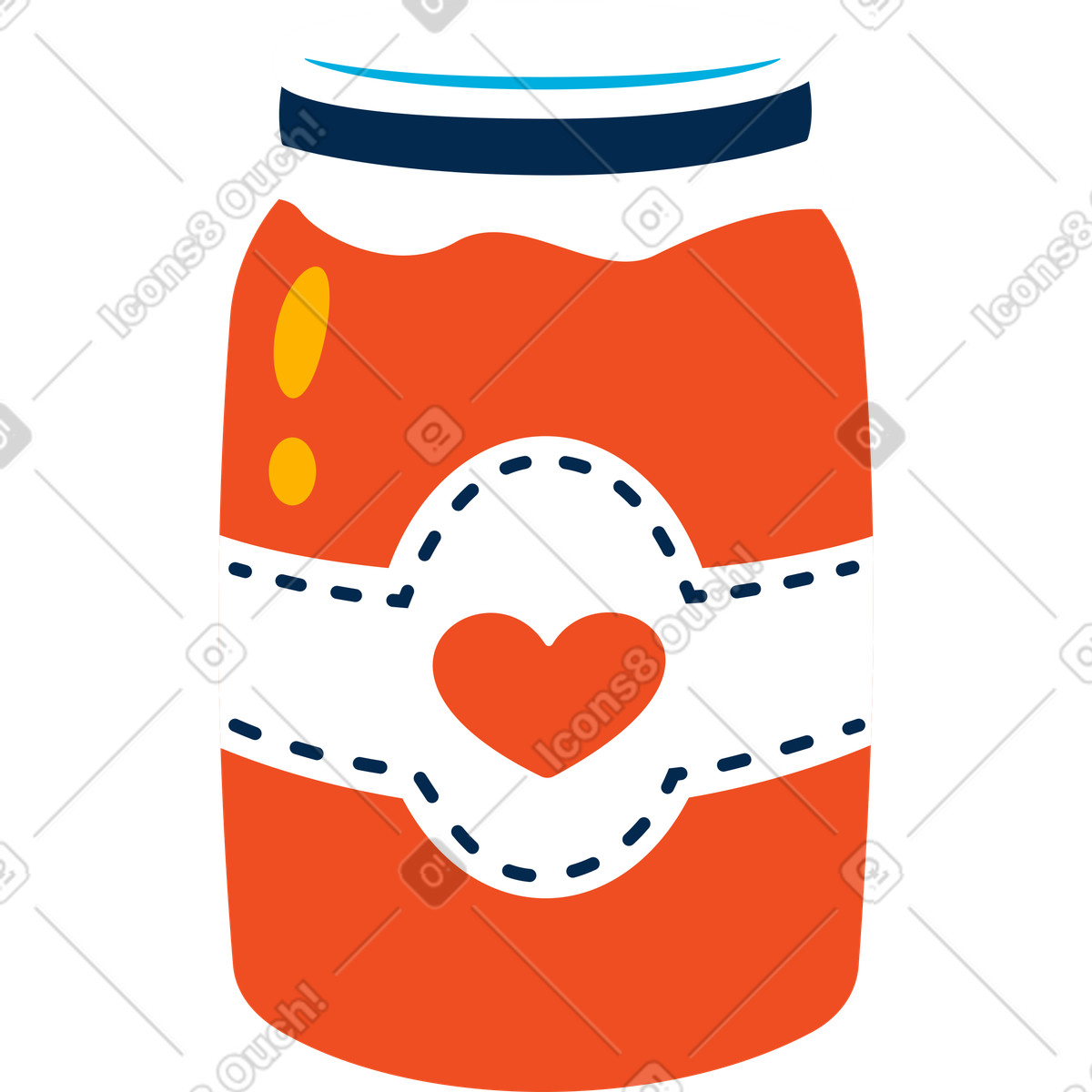 下载 Flame 风格的 圣诞果酱 插画，支持 PNG、SVG 格式