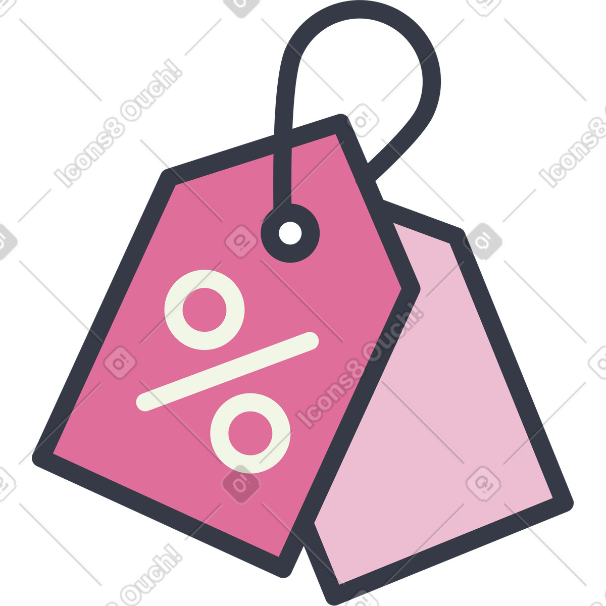 Tag illustration in Abstract style download in PNG, SVG