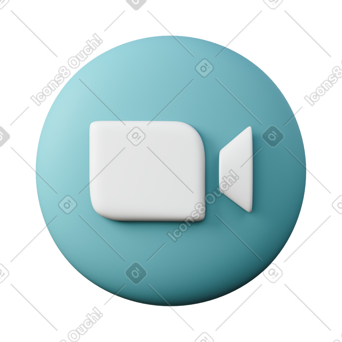 Ilustração de Zoom em no estilo 3D Sugary para baixar em PNG, SVG