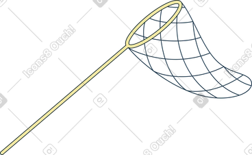 Butterfly net PNG, SVG