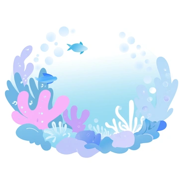 An illustration showing the process of coral bleaching and its impact on marine life
