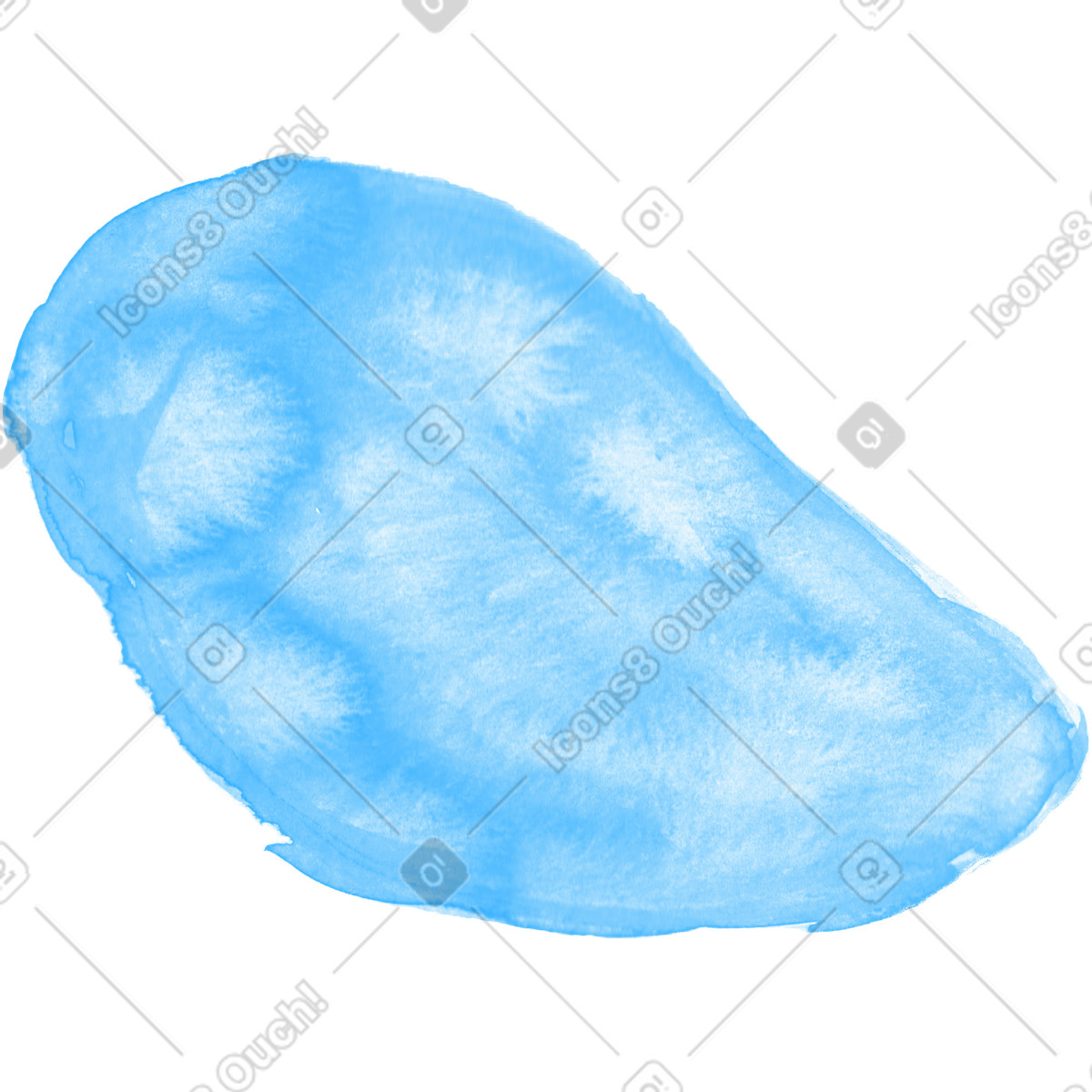 Ilustração de Mancha aquarela em no estilo Inky para baixar em PNG, SVG