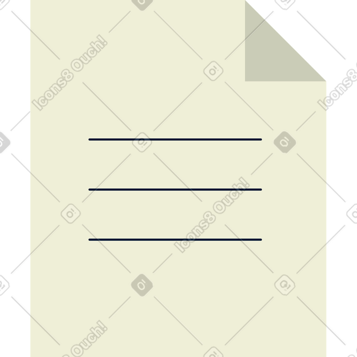 File icon illustration in PNG, SVG