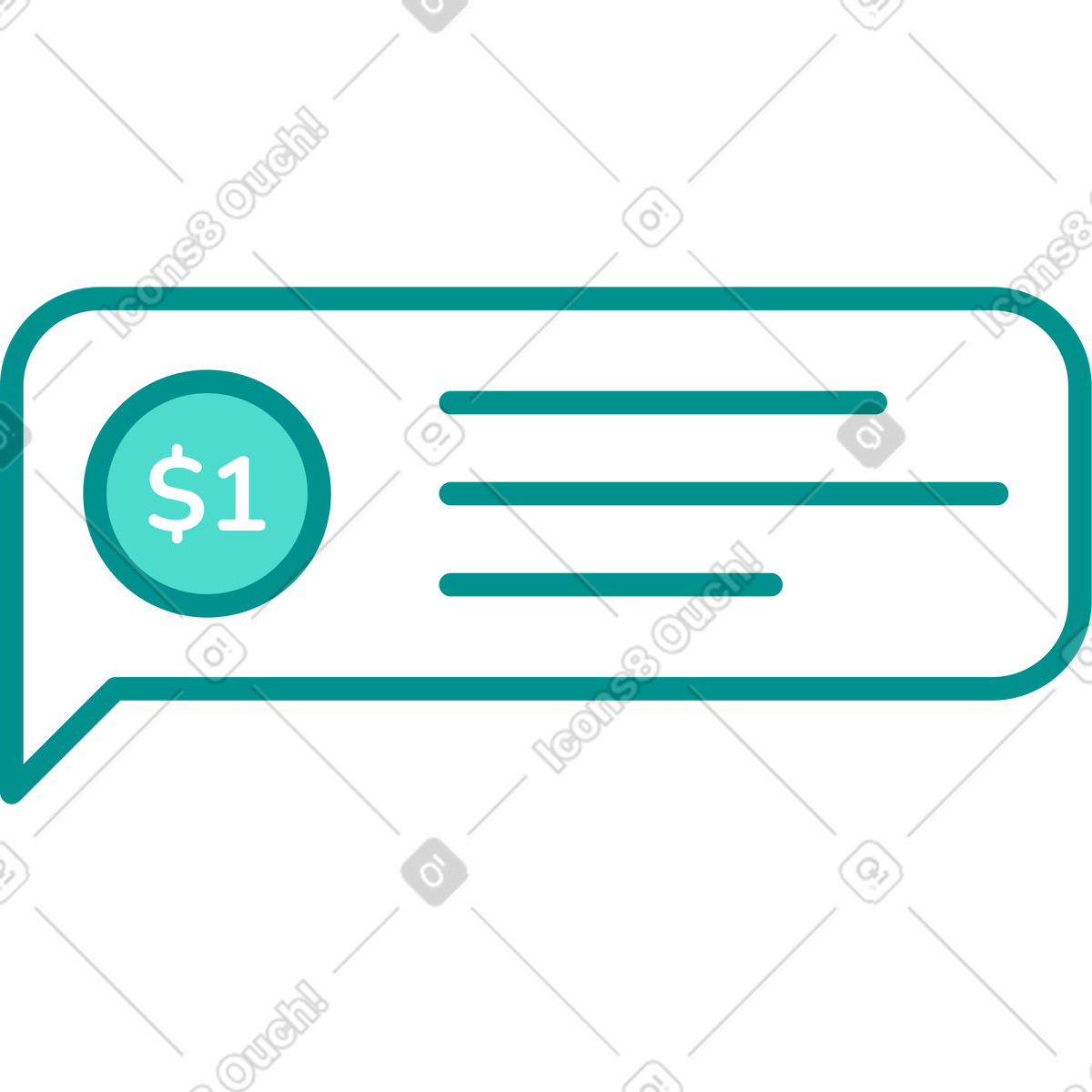 Botschaft-Illustration im Natty-Stil als Download in PNG, SVG
