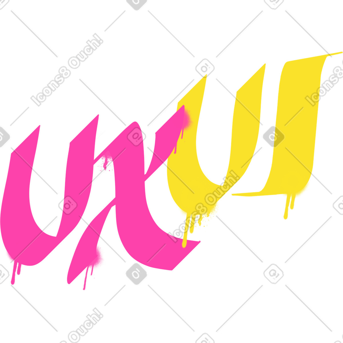 Иллюстрация Ux ui icon в стиле Jumble — скачать в форматах PNG, SVG