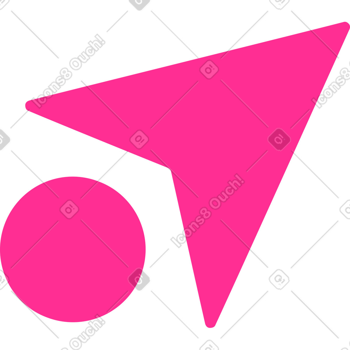 Cursore illustrazione in stile Cyborg scarica in PNG, SVG