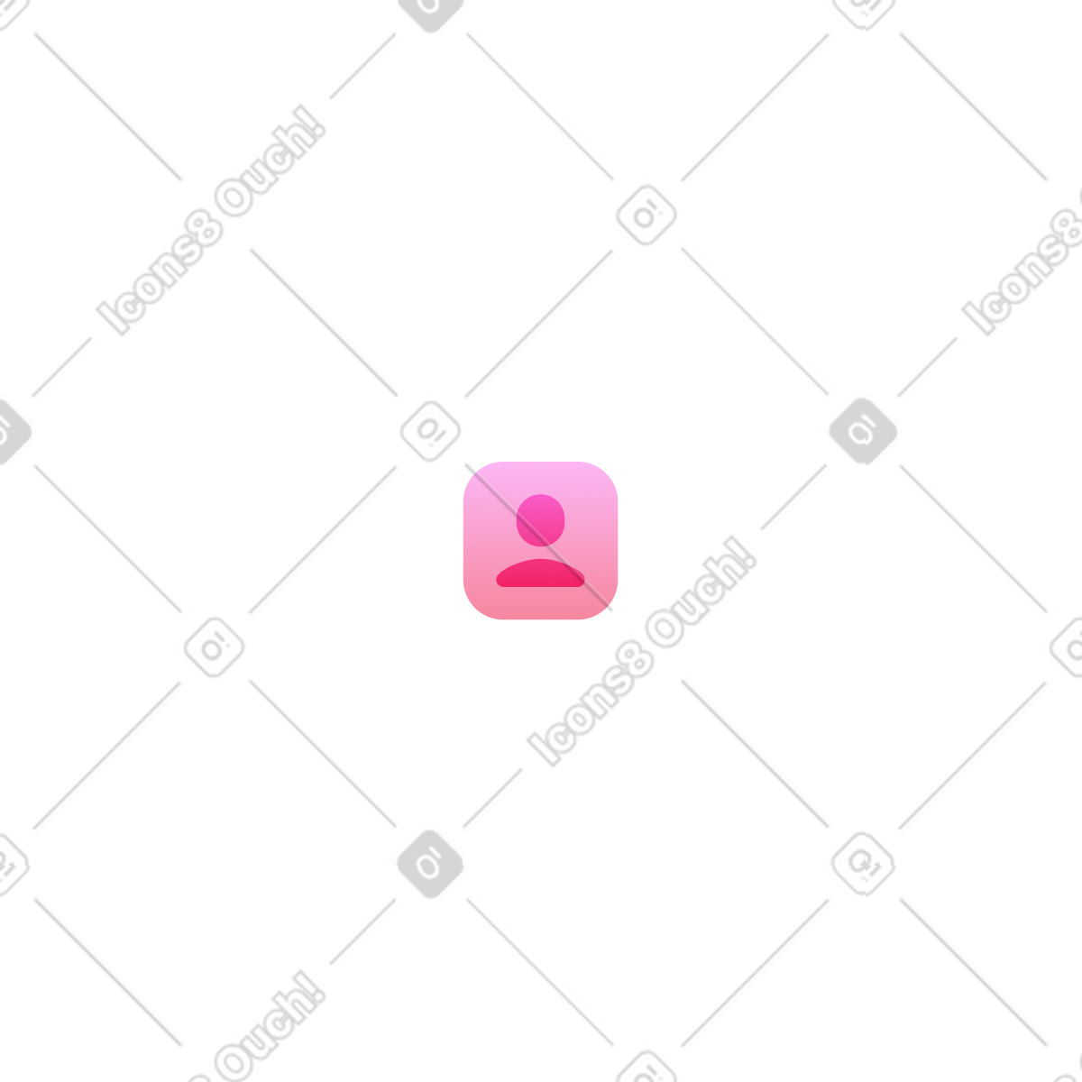 Benutzersymbol-Illustration im Chromed-Stil als Download in PNG, SVG