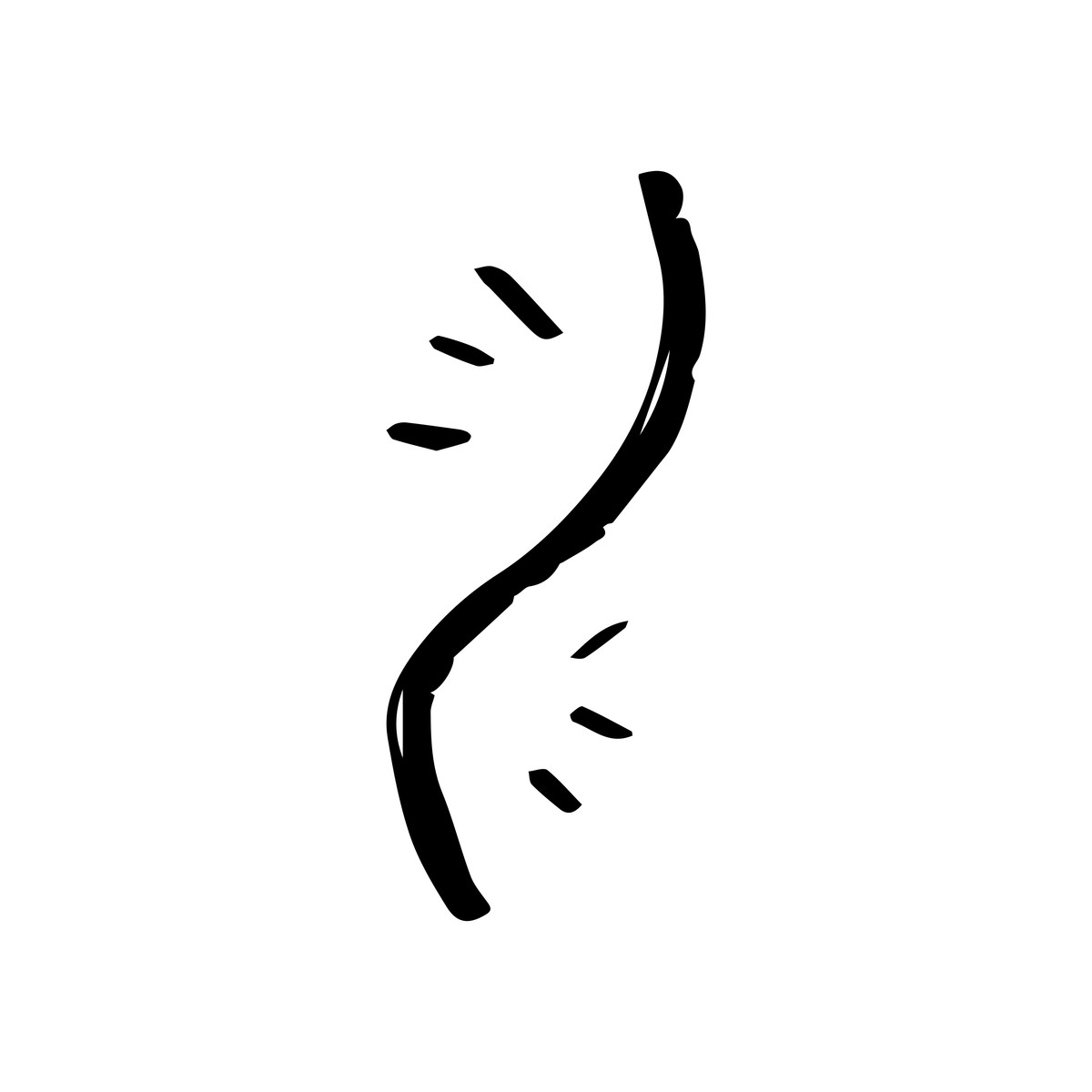 Illustration Black ink drawing style dans le Scribbles à télécharger aux formats PNG, SVG