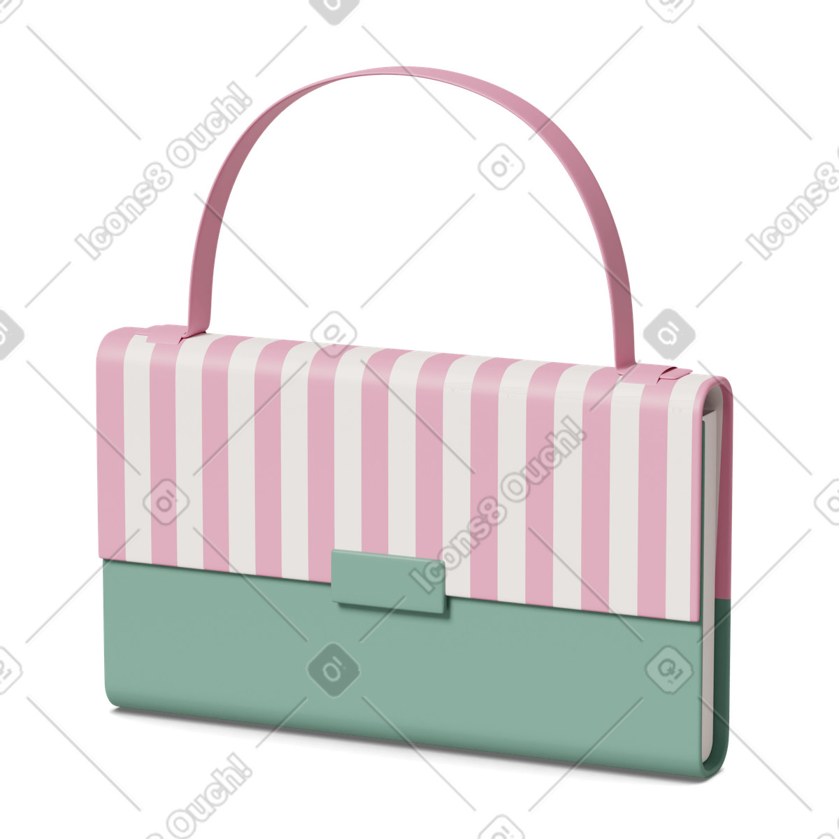 Ilustración Bag en estilo 3D Casual life a descargar en PNG y SVG