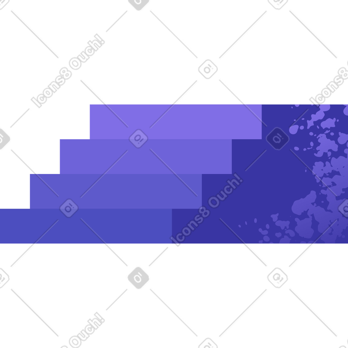 Le scale illustrazione in stile Bright scarica in PNG, SVG