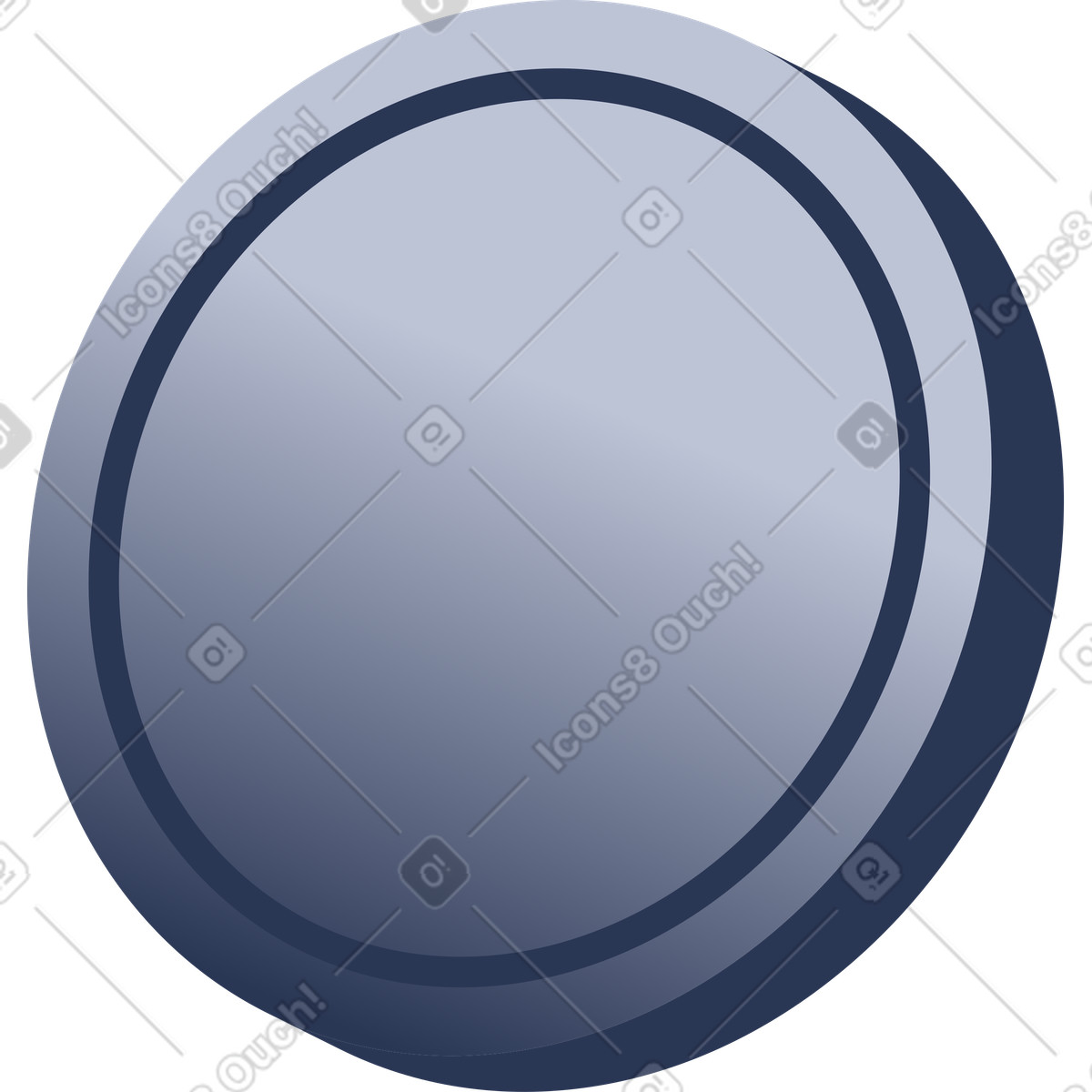 Coin illustration in PNG, SVG