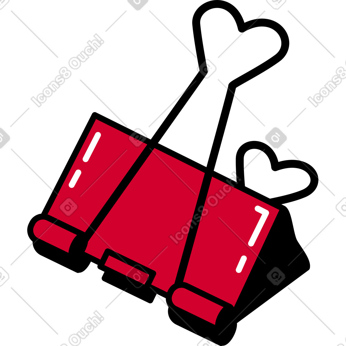 Illustration Classeur dans le style Ruby à télécharger aux formats PNG, SVG