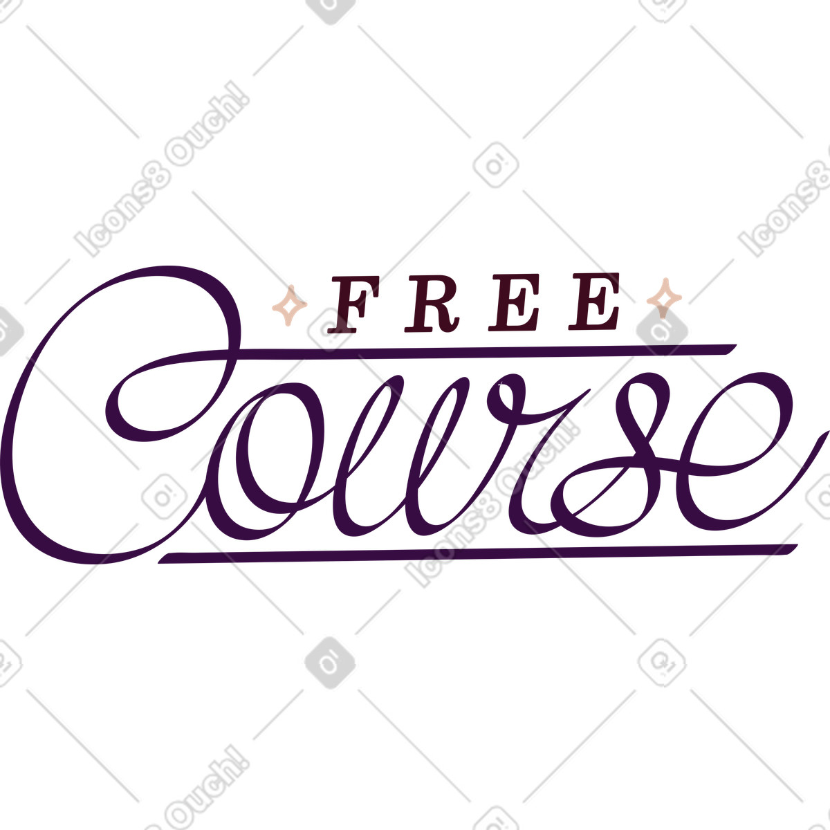 Eastwood スタイルの Lettering free course のイラストをPNG、SVG形式でダウンロード