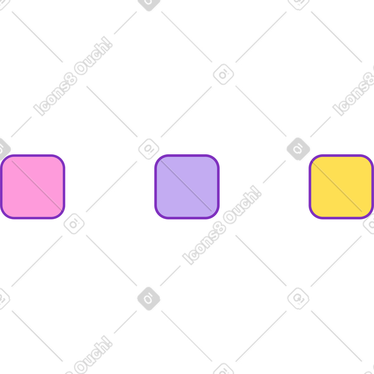 Color palette illustration in Elastic style download in PNG, SVG