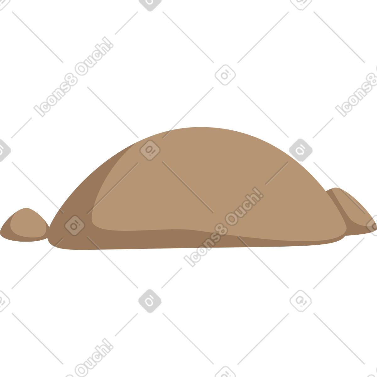 Stones illustration in Social style download in PNG, SVG