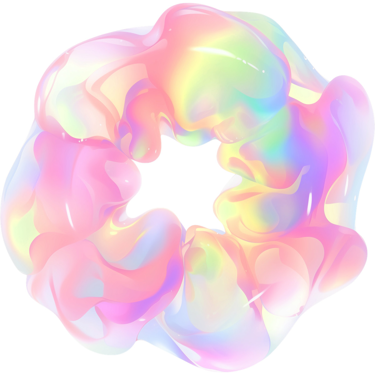 Illustration Tore fluide à pétales dans le style Fluid télécharger aux formats PNG, SVG
