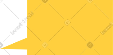 Bulle de dialogue jaune PNG, SVG