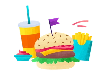 Fast food のPNGとSVGでのイラスト＆イメージ