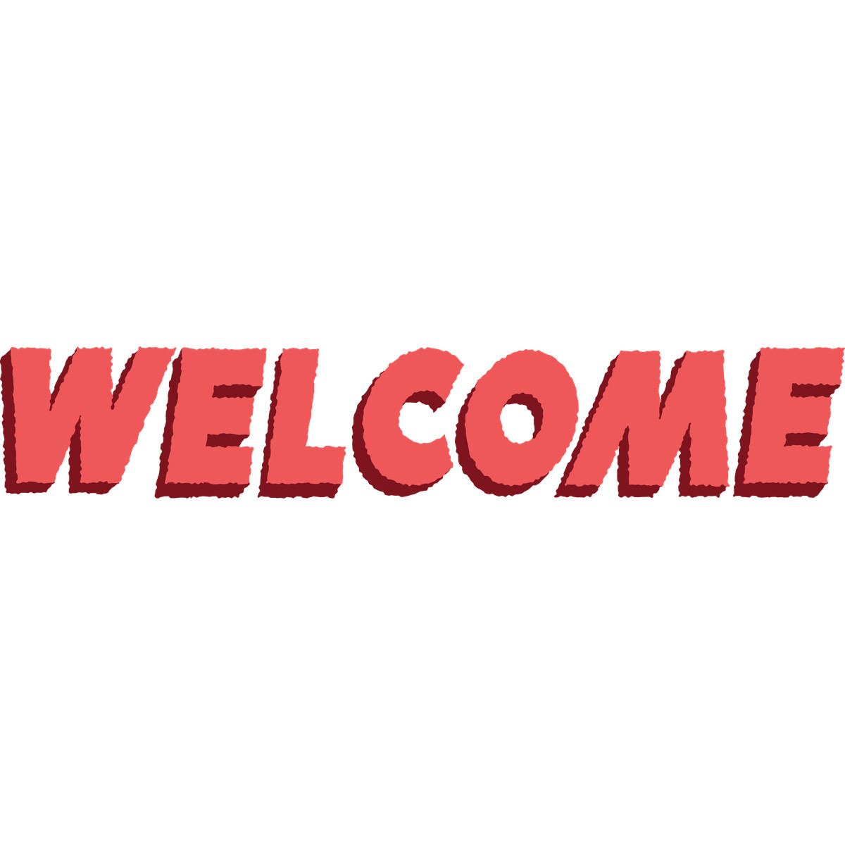 Welcome illustration in Cherry style download in PNG, SVG