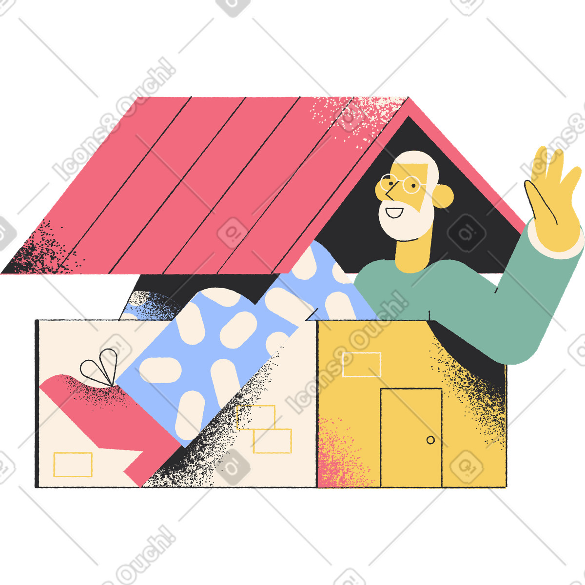 Иллюстрация Welcome в стиле Pablo — скачать в форматах PNG, SVG