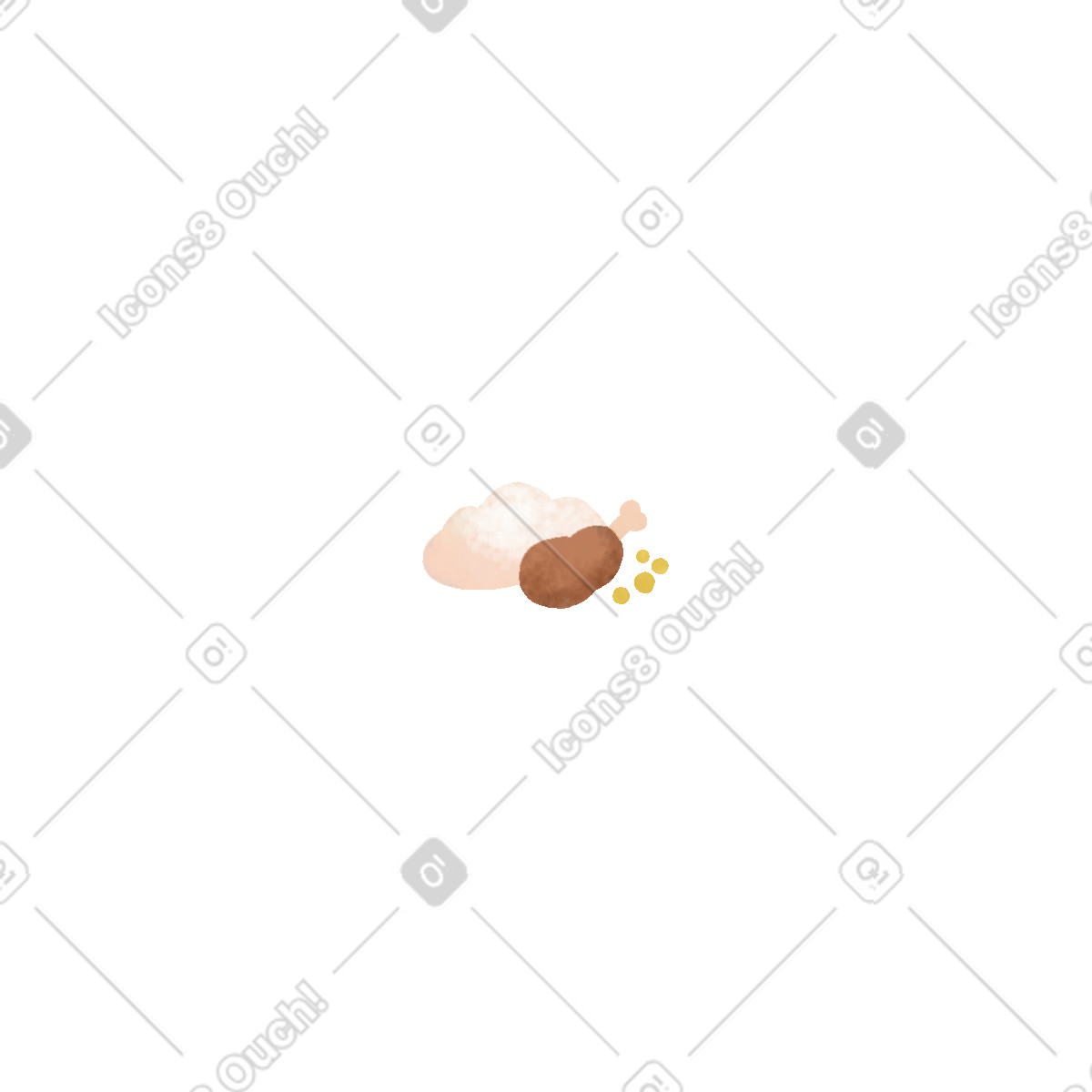Mashed potatoes with chicken illustration fun potato clipart graphics for designs
