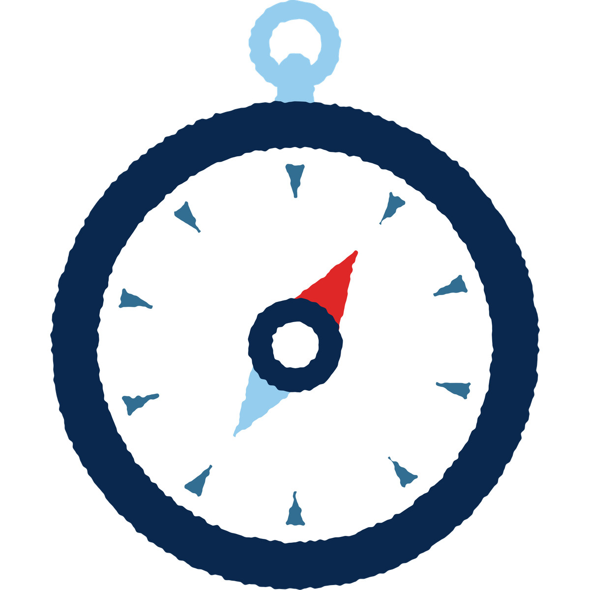 Ilustración Compass en estilo Cherry a descargar en PNG y SVG