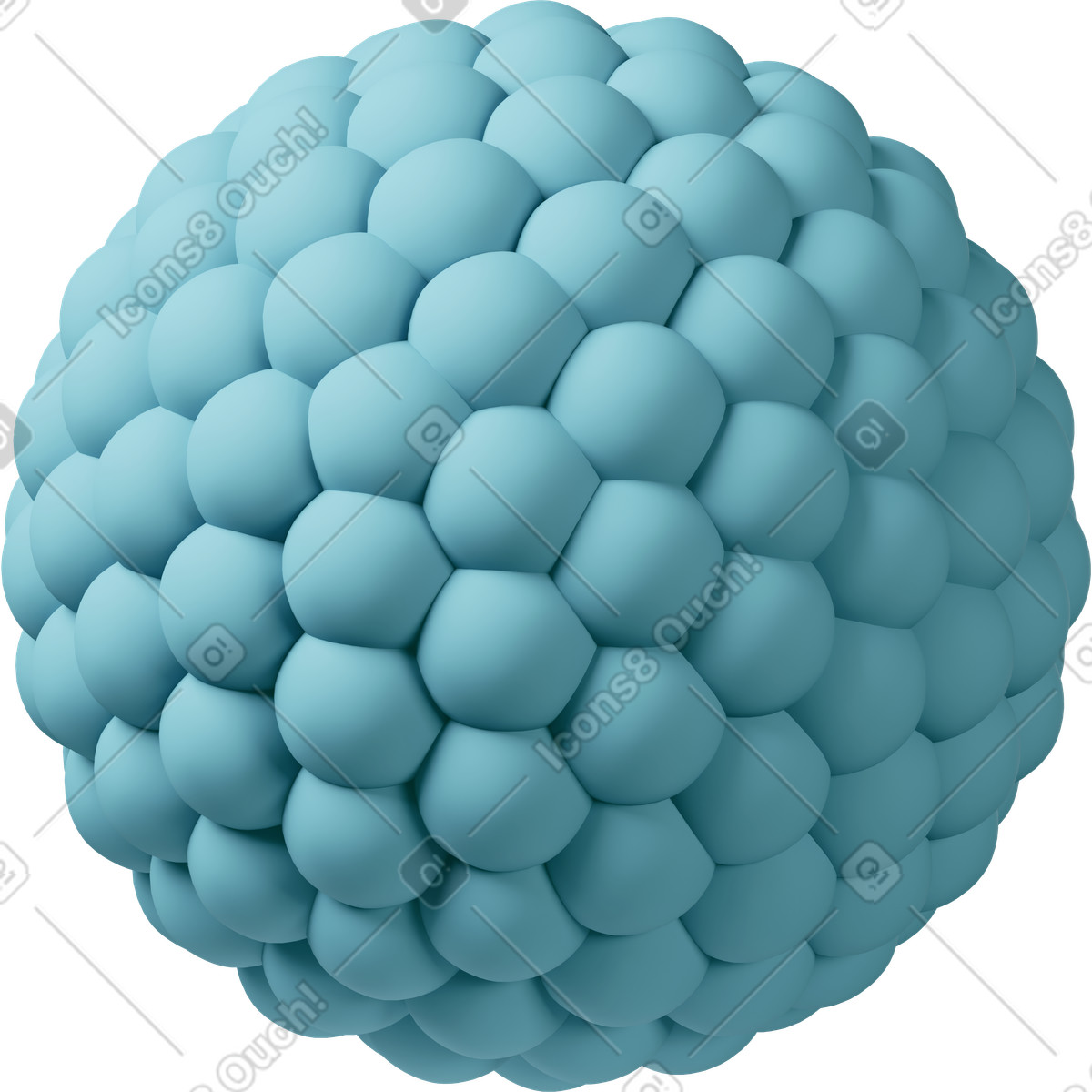 3D Casual life スタイルの Bubble sphere のイラストをPNG、SVG形式でダウンロード