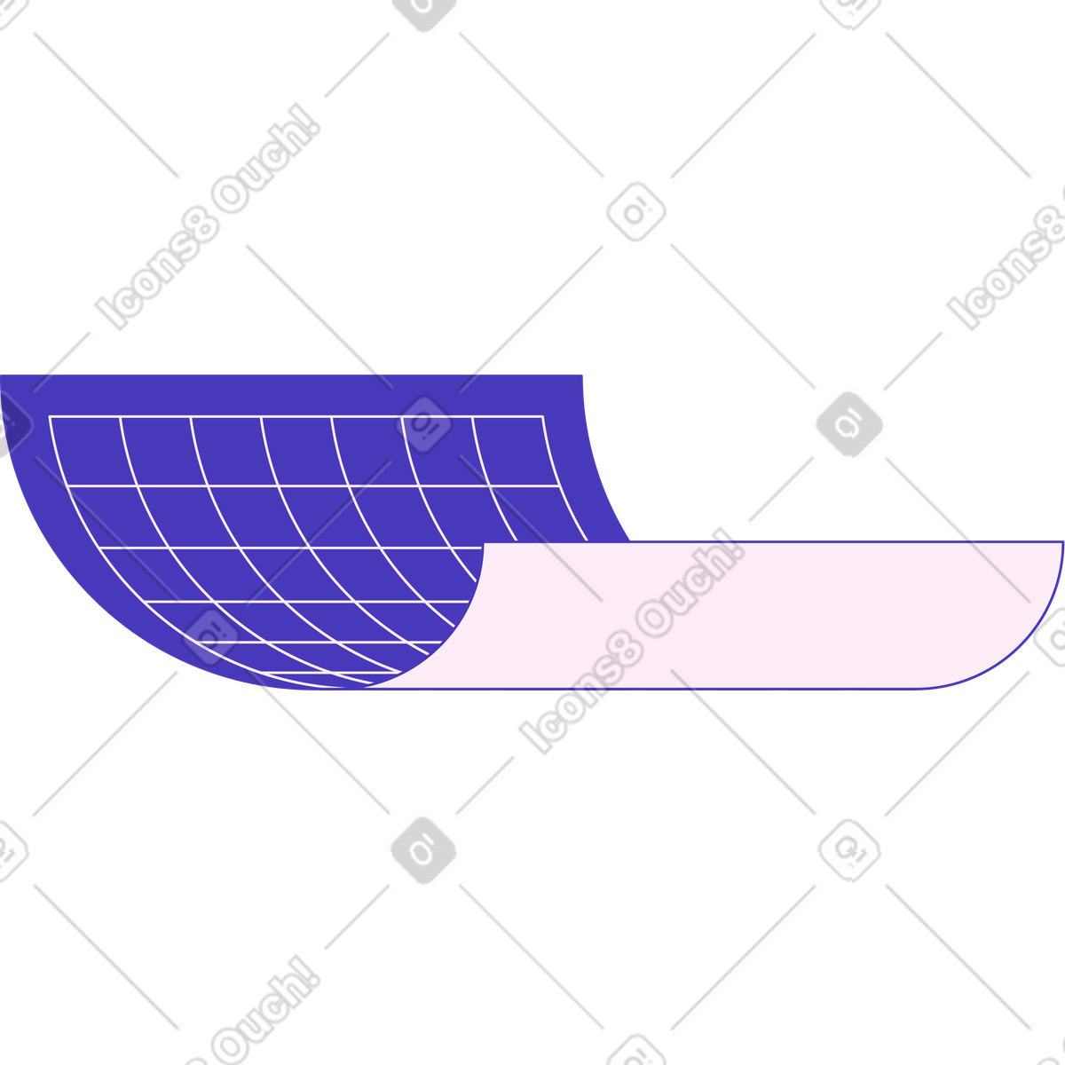 Blueberry 스타일의 청사진 시트 일러스트레이션 PNG, SVG 다운로드