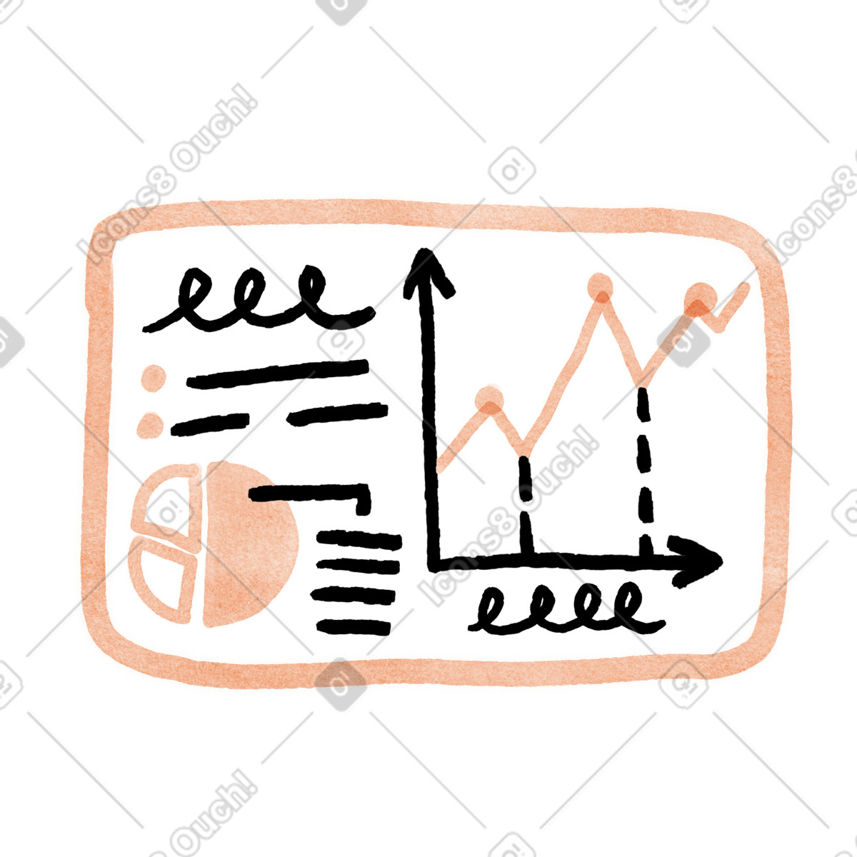Dashboard with analytics charts and sidebar icons, Business app user ...