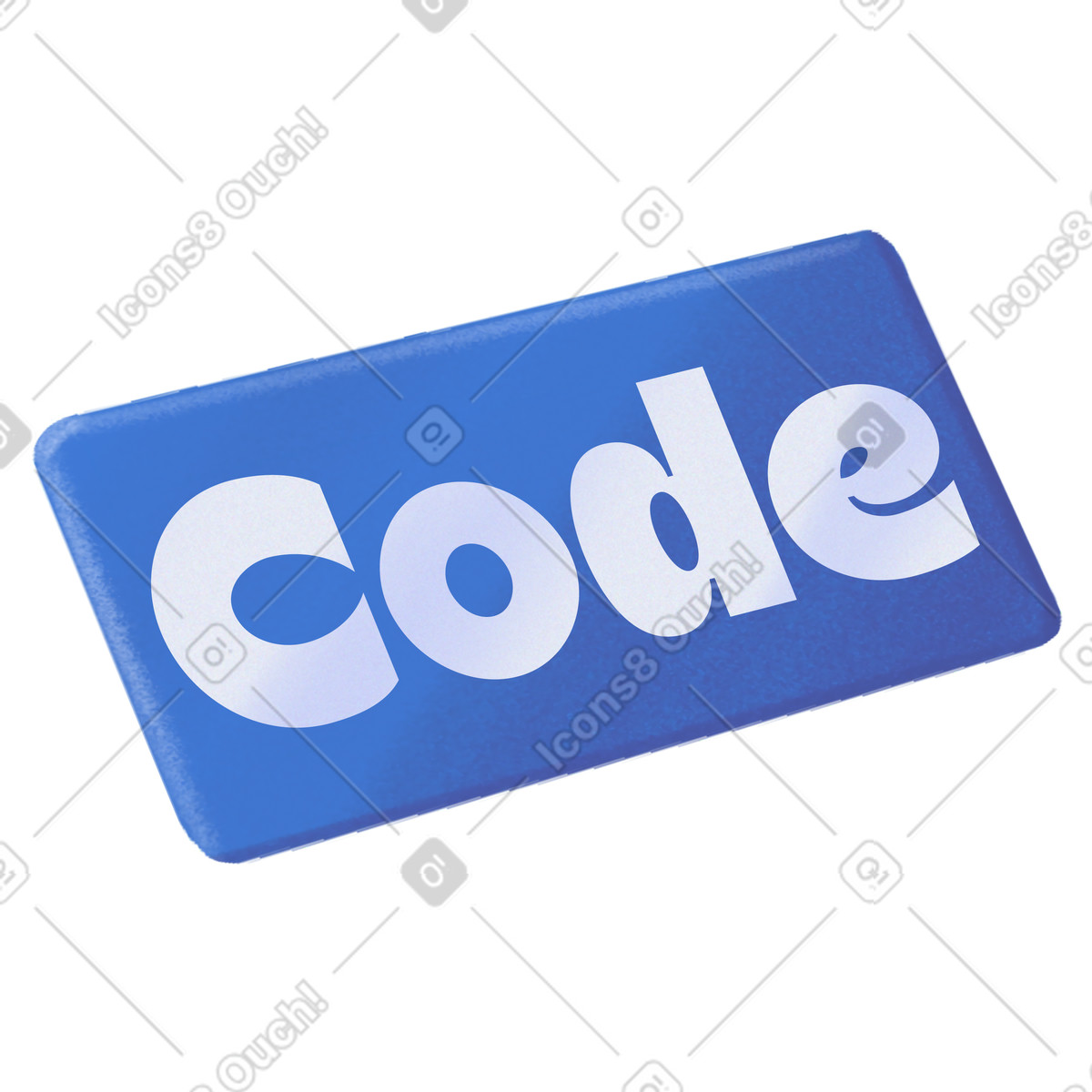 Lettering code text illustration in Smart style download in PNG, SVG
