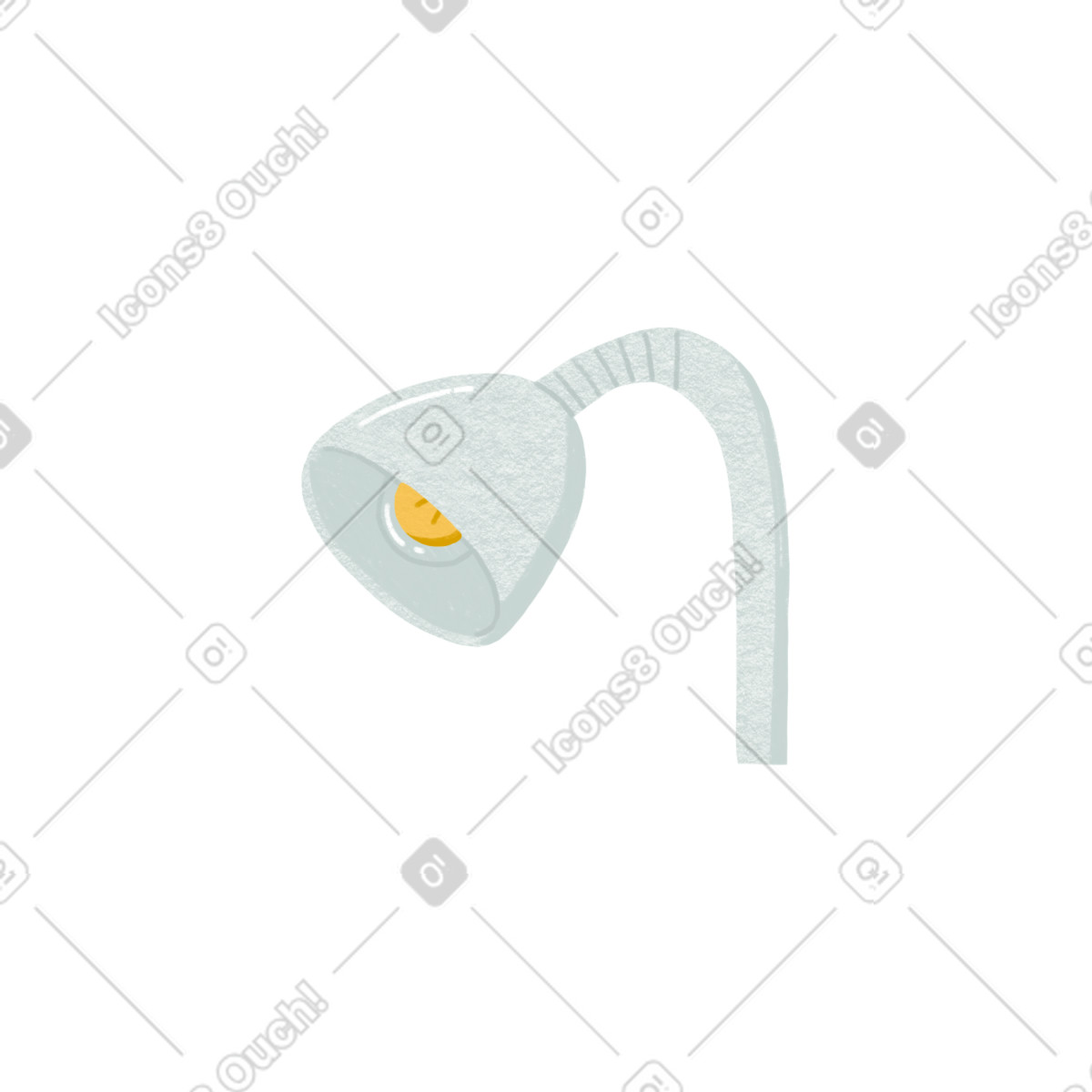 Illustration White lamp dans le style Goose à télécharger aux formats PNG, SVG