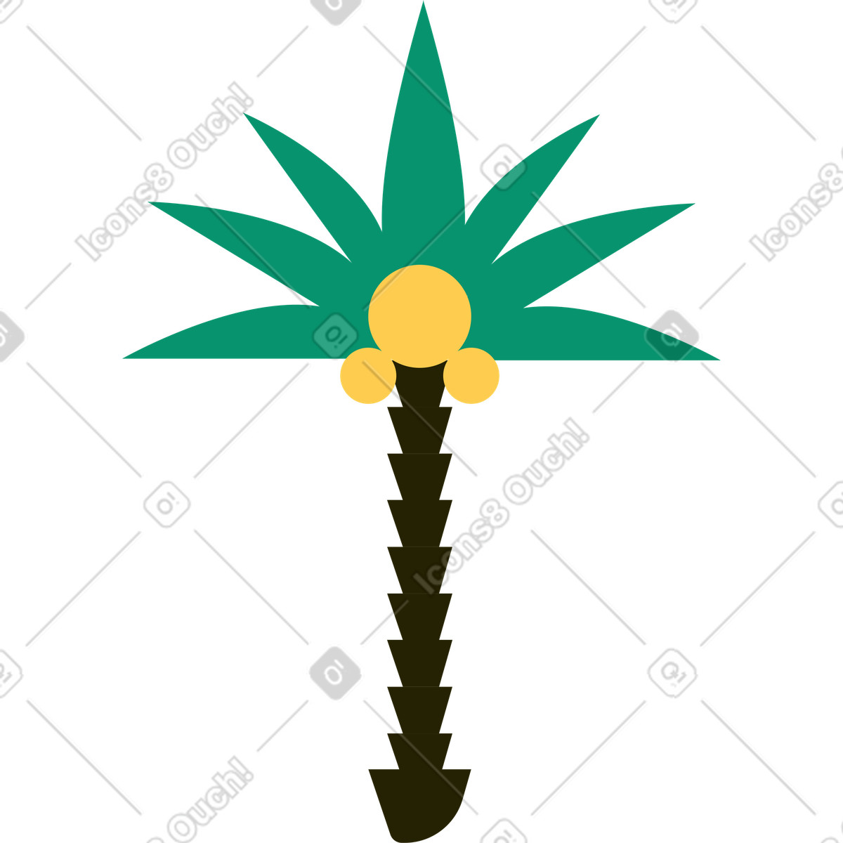 下载 Spot 风格的 棕榈 插画，支持 PNG、SVG 格式