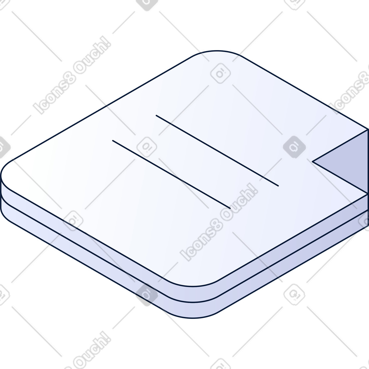 Stack of files illustration in PNG, SVG