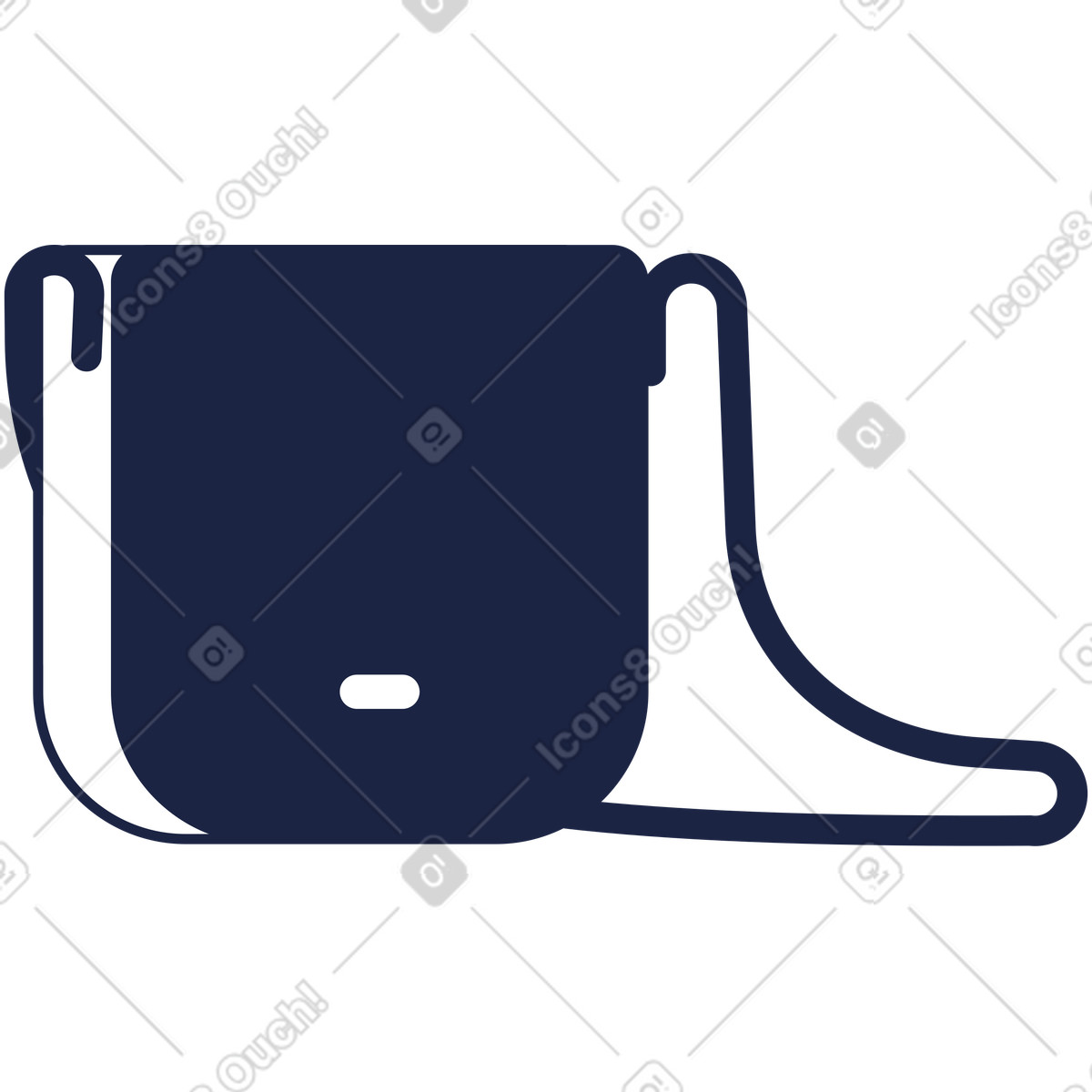 Ilustración Bolso en estilo Urban Line a descargar en PNG y SVG