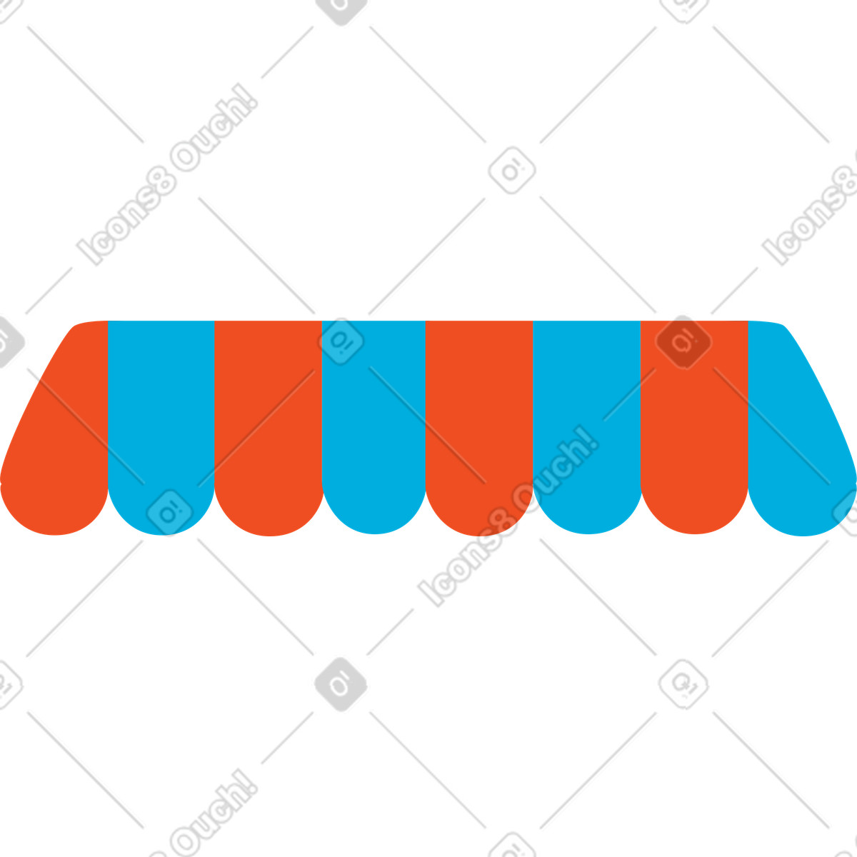Flame スタイルの Canopy のイラストをPNG、SVG形式でダウンロード
