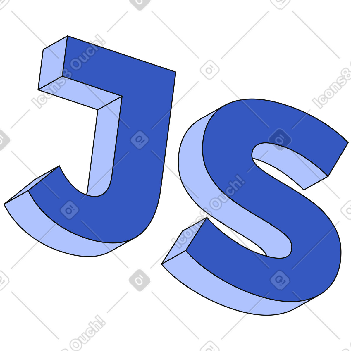 Иллюстрация Текст java script в стиле Techny — скачать в форматах PNG, SVG