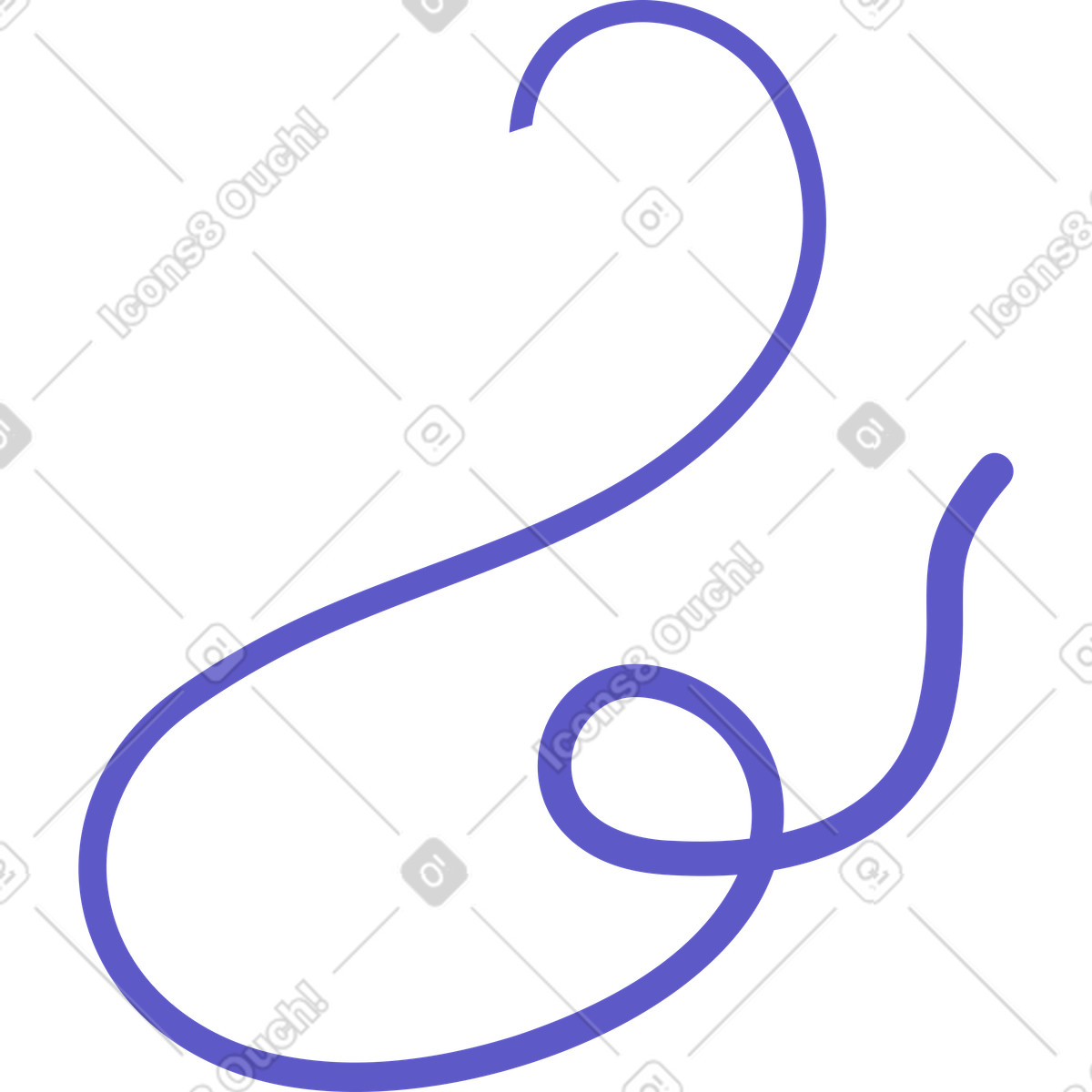 Linea curva, nastro illustrazione in stile Bright scarica in PNG, SVG