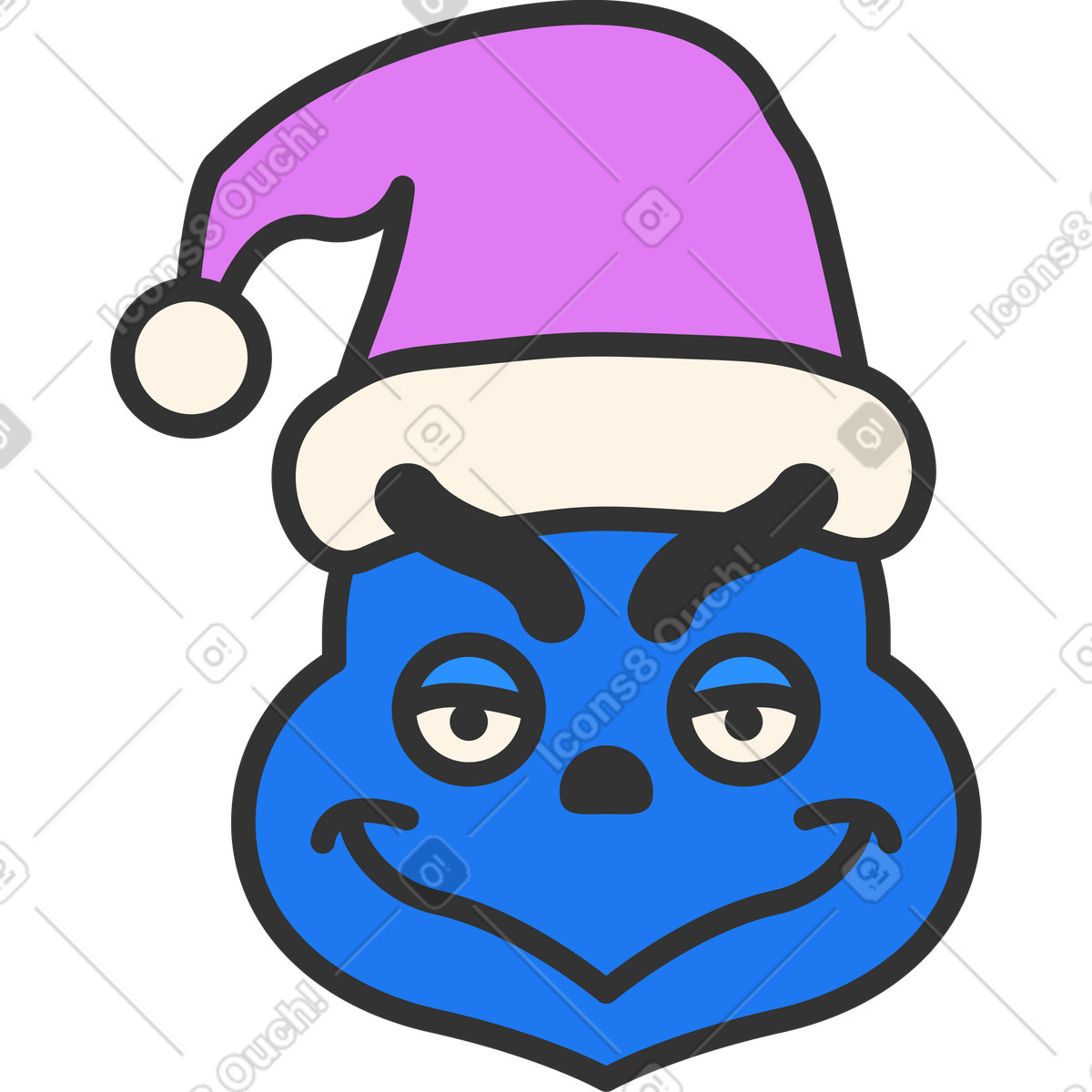 Ilustración Christmas character en estilo Conifer a descargar en PNG y SVG