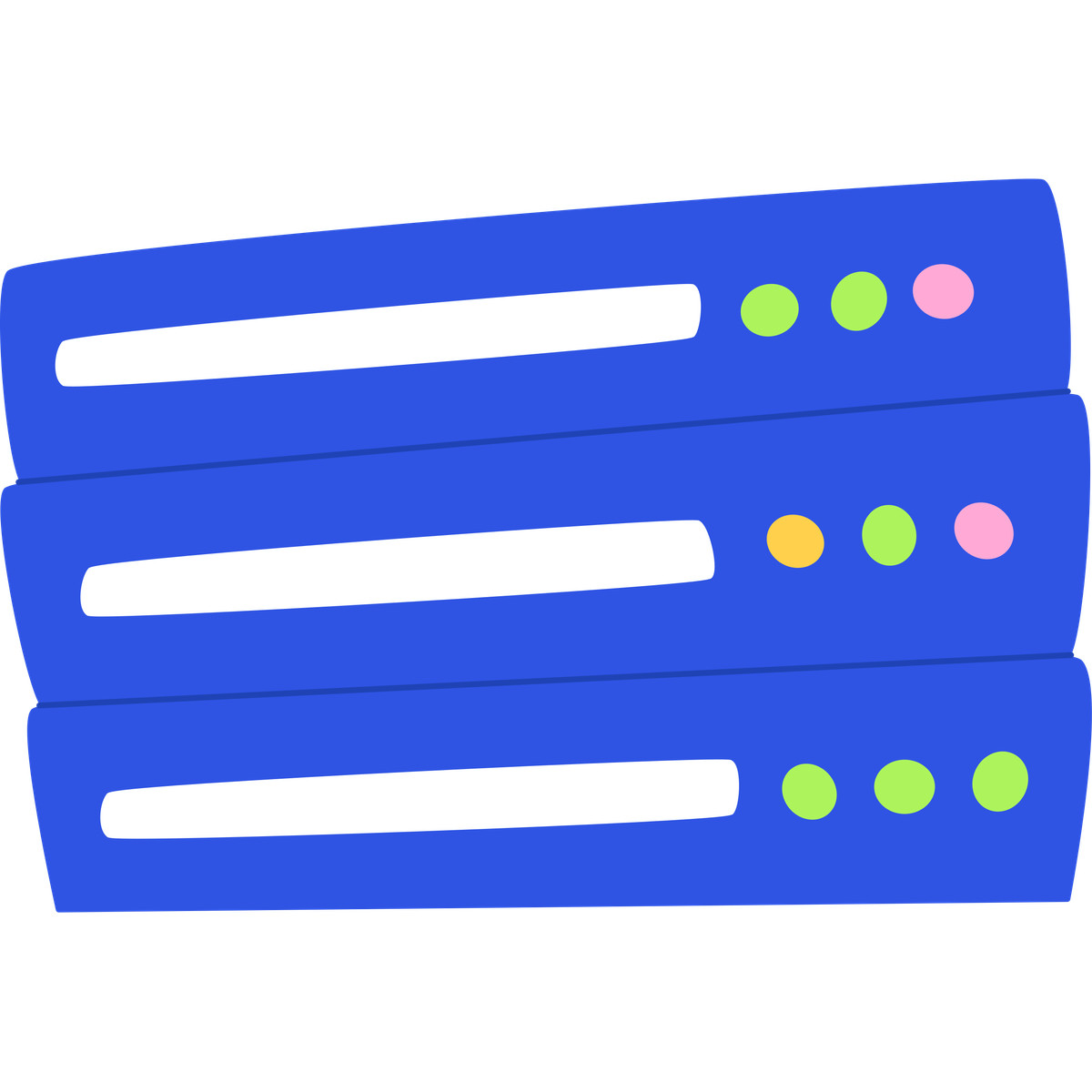Server illustration in Bouncy style download in PNG, SVG