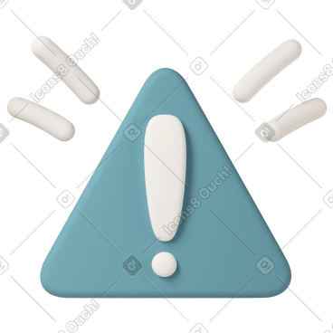 Illustration animée Error warning icon aux formats GIF, Lottie (JSON) et AE