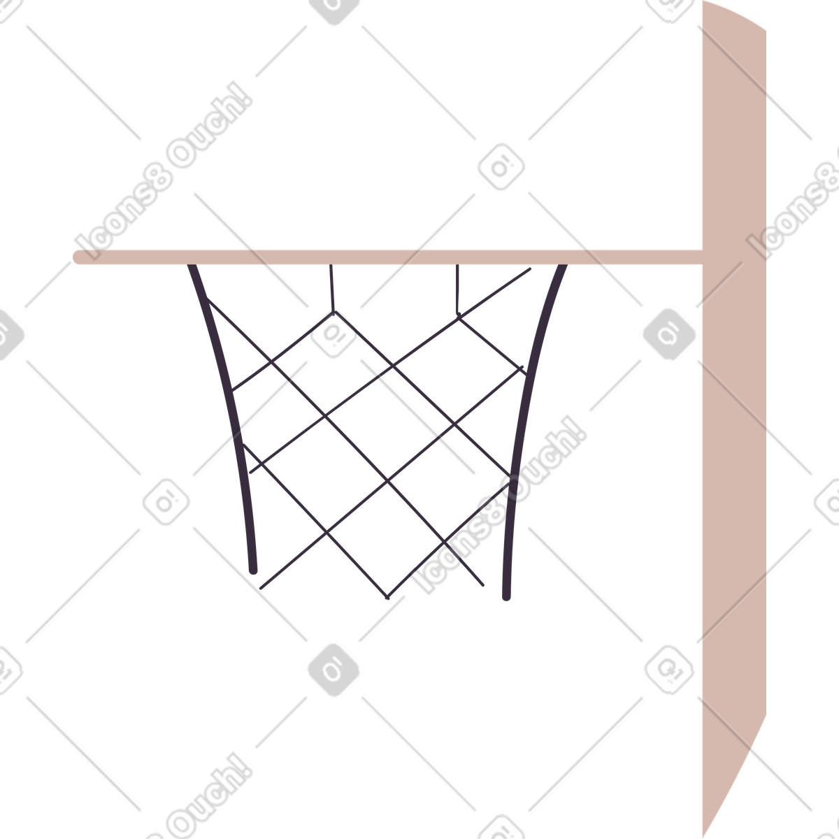 下载 Pale 风格的 篮球 插画，支持 PNG、SVG 格式