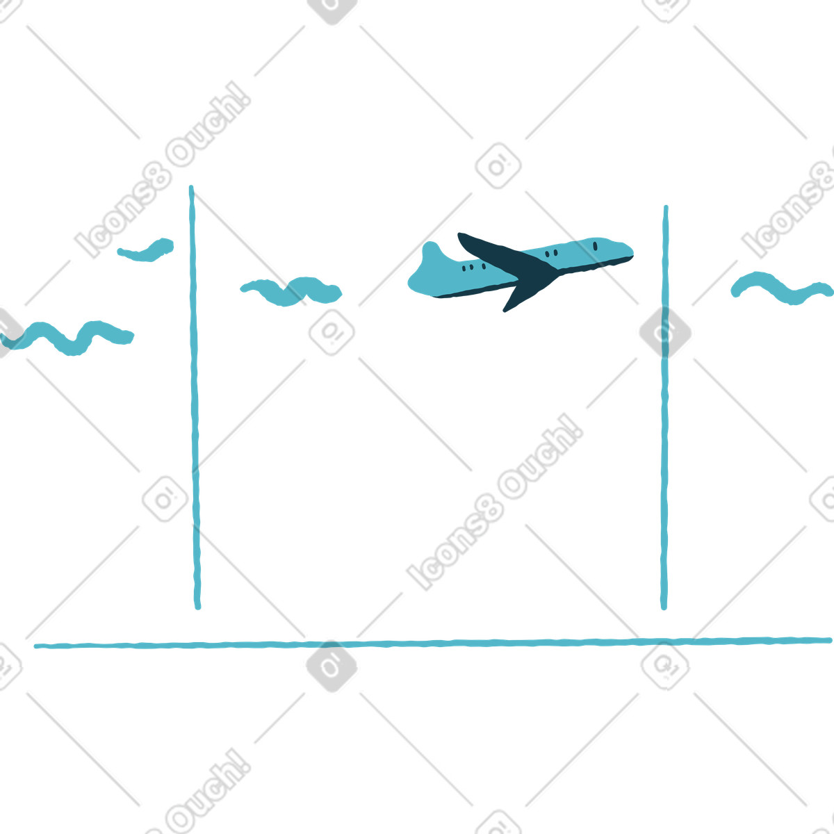 Airport illustration clipart free vector graphics images download PNG