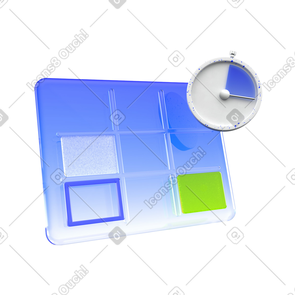 Calendar time management, Work schedule planning, Scheduled task deadline illustration in 3D Enterprise style download in PNG, SVG