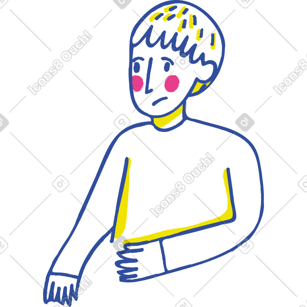 Illustration Garçon dans le style Lime à télécharger aux formats PNG, SVG