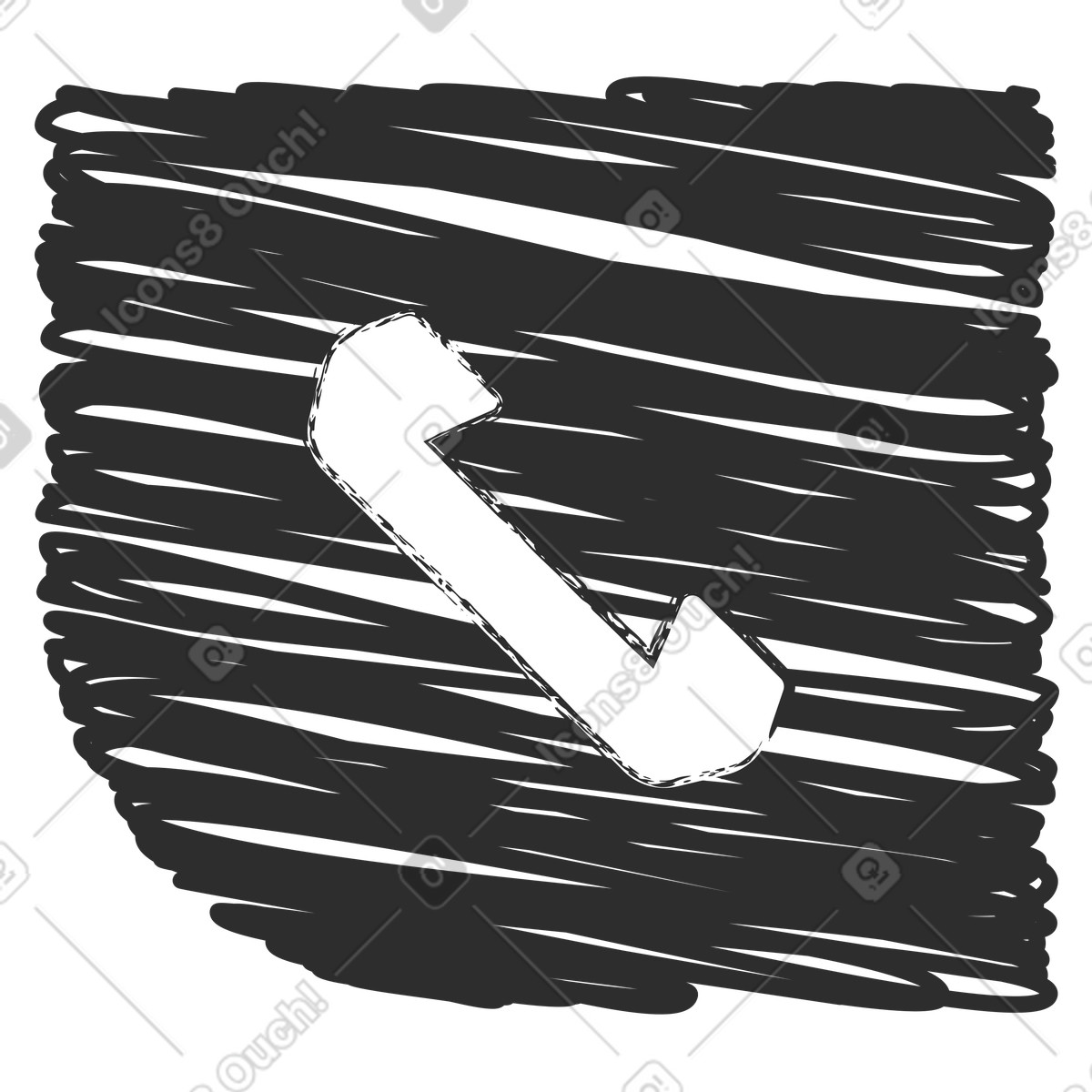Interface element or call icon illustration in PNG, SVG
